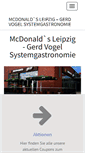 Mobile Screenshot of mcdonalds-leipzig.de